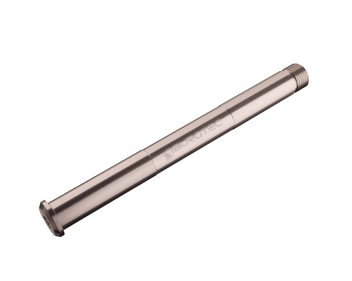 Burgtec RockShox Fork Axle (Rhodium Silver) (15 x 110mm) (Pike/Lyrik)